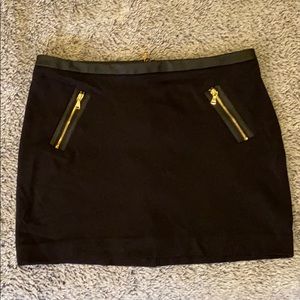 Express Black Mini Skirt